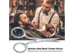 Tijera De Afeitar De Acero Inoxidable Para Barba Bigote Cejas Cortar Pelo Mini Portátil Para Barbería Hogar