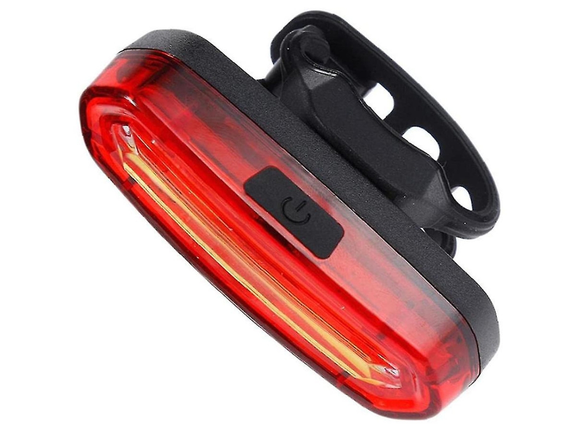 Mountain Bike Impermeable Luz Trasera Led Faro Recargable Para Ciclismo Luz Yizhood (negra)