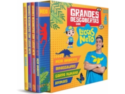 Libro Box Grandes Descobertas de Luccas Neto (Portugués-Brasil)