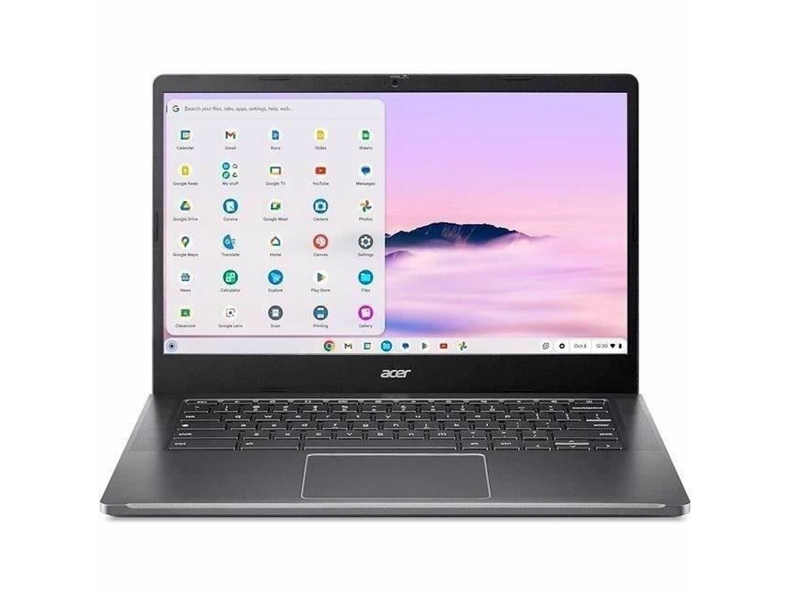 Portátil Acer Chromebook Plus CB514 4HT 30AF (gris, 14 M.2, 8 GB de RAM, Intel Azerty francés)