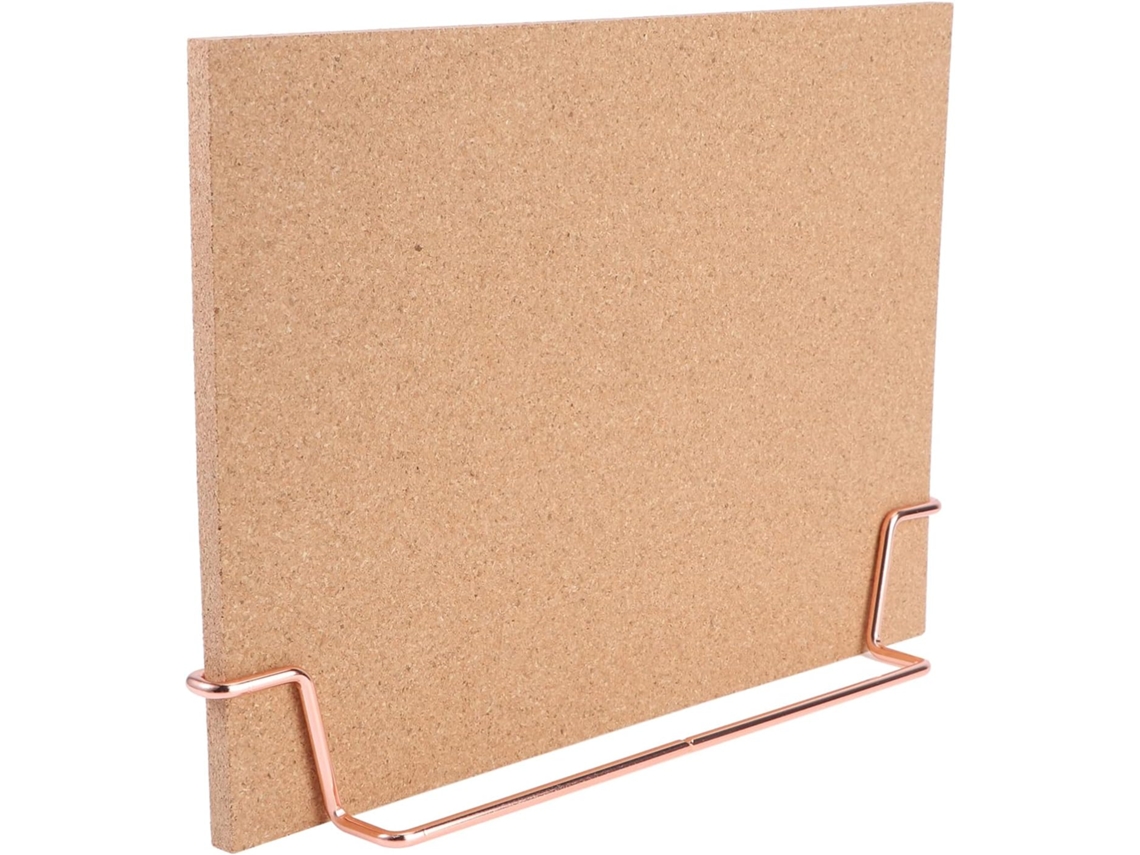 Tablero De Notas De Madera Marrón Para Montaje En Pared Con Superficie Lisa