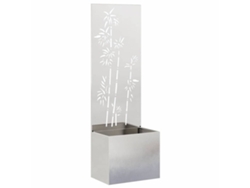 Maison Exclusive - Pantalla De Privacidad Para Jardín Floral Plata 50 X 140 Cm