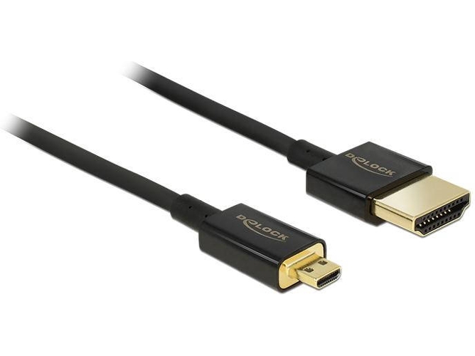 Cable HDMI DELOCK (HDMI - HDMI - 3 m - Negro)