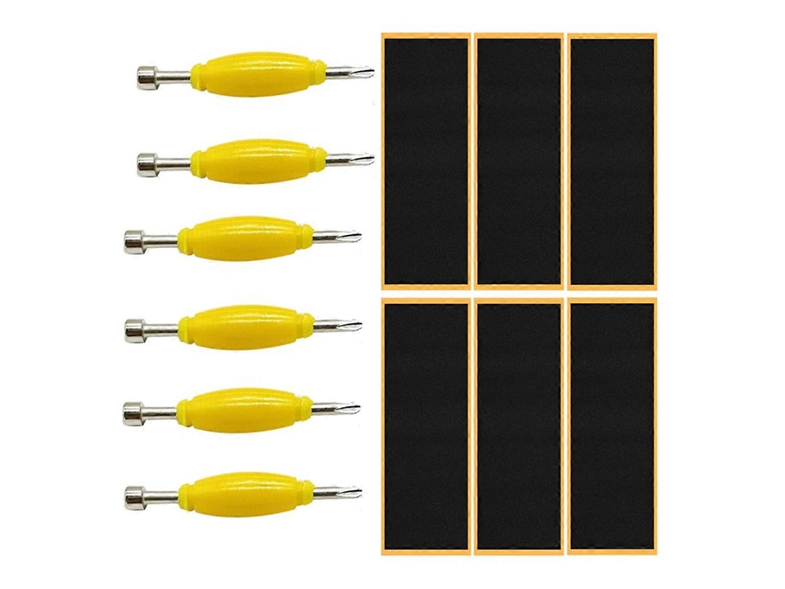 Kit con 12 pegatinas de espuma para diapasón y destornillador Rosewell