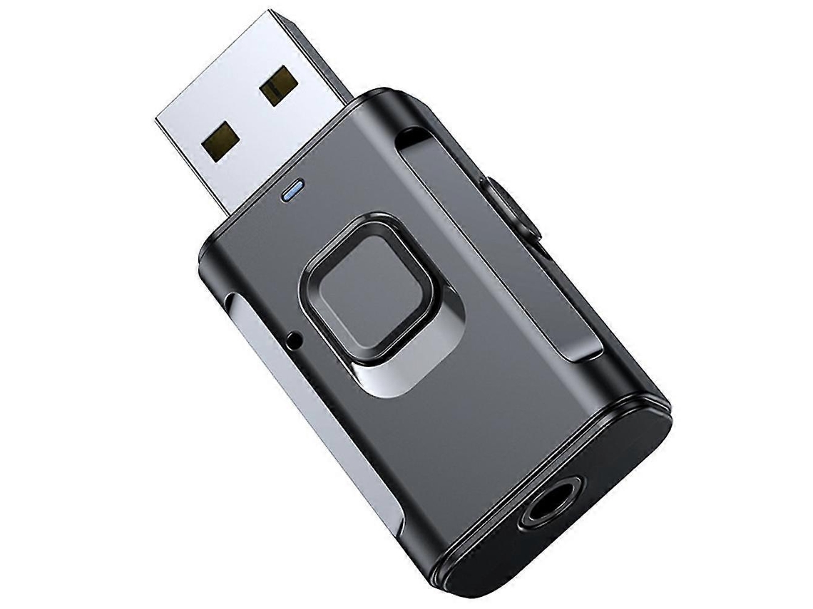 Transmisor y receptor de audio USB Bluetooth 5.0, adaptador de audio USB Bluetooth, receptor Bluetooth para coche, compatible con Rosewell