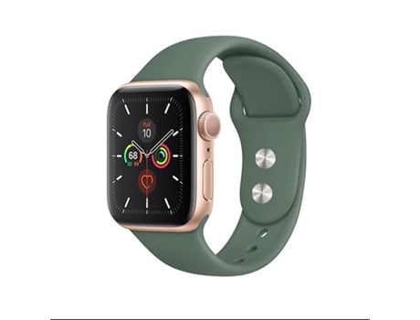 Correa SmoothSilicone para Apple Watch Series 9 - 45mm - Verde Oscuro