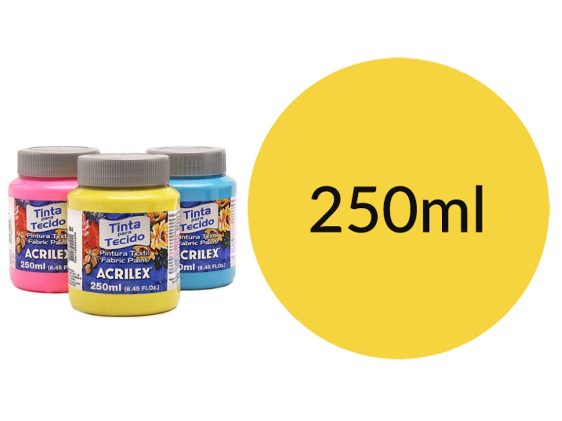 Acrilex Pintura Textil Oro Amarillo 505 250ml