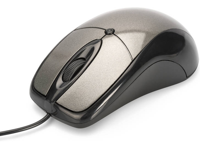 Ratón ASSMANN ELECTRONIC 81046 (Óptico - 800 dpi - Negro)