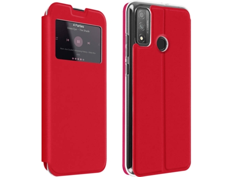Funda Huawei P smart 2020 AVIZAR Cartera Ventana Rosa