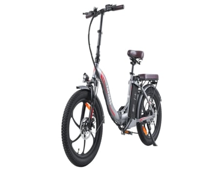 Bicicleta Eléctrica FAFREES F20 Pro 250W 648Wh Autonomía de 80 km Frenos de Disco Gris