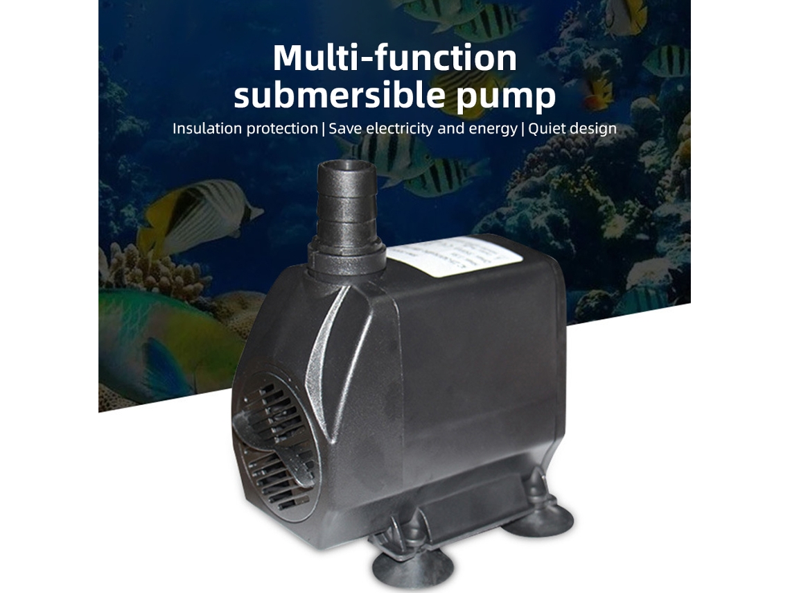 Minibomba De Agua Sumergible Portátil Con Caudal Ajustable De 2500 L/h Para Acuarios, Estanques Y Peces.