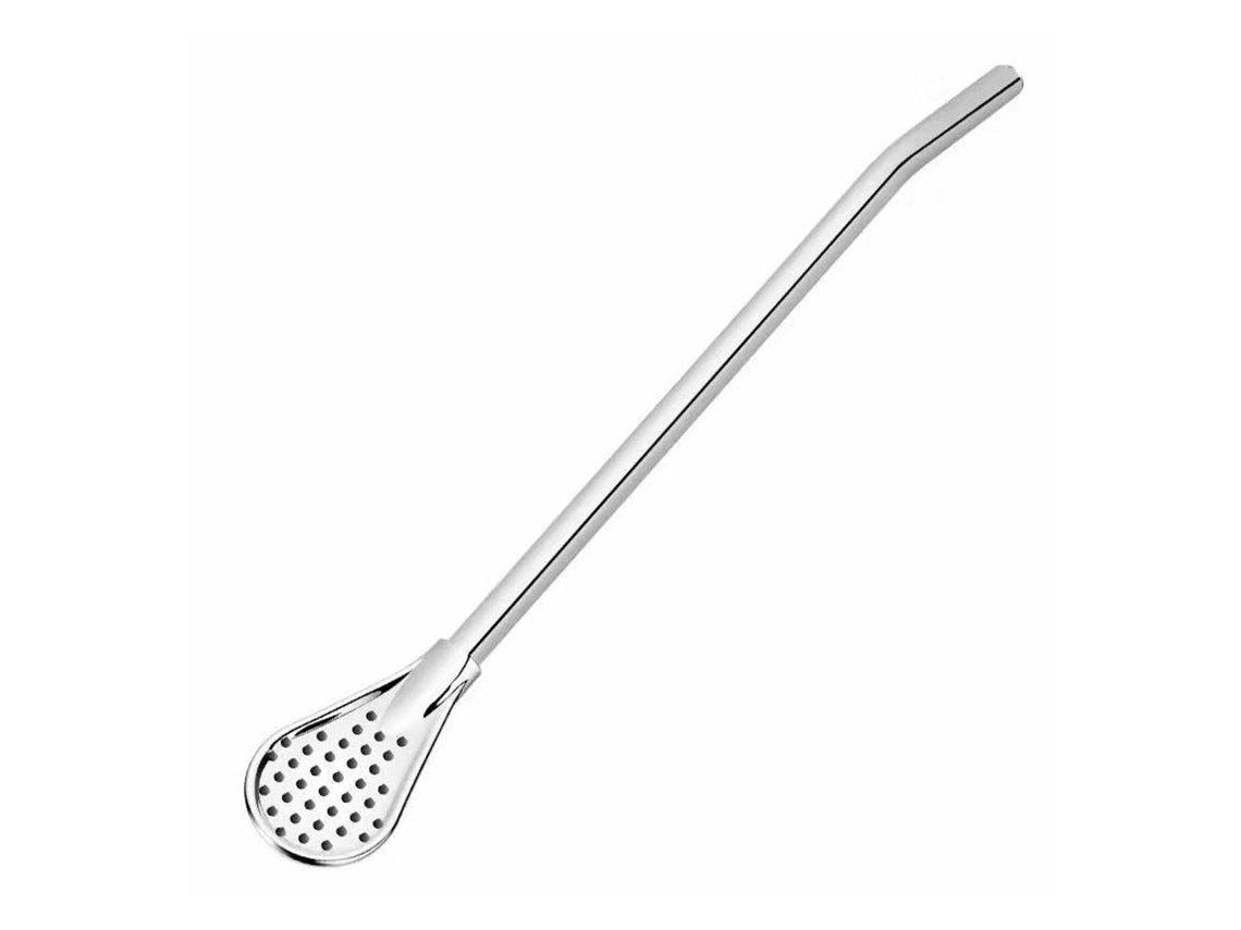 Cuchara pipeta reutilizable multifuncional de acero inoxidable para té, café y bebidas