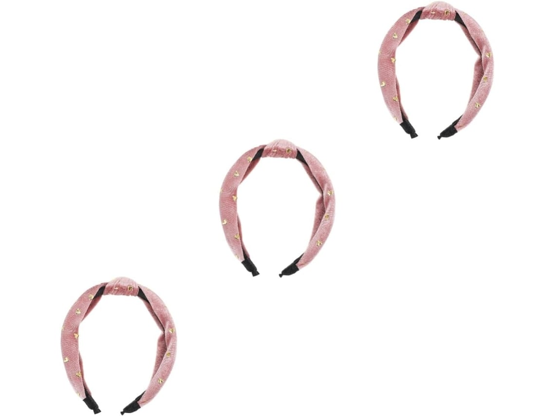 Conjunto De 3 Faixas De Cabelo Decorativas Com Laço, Um Acessório Elegante Para Ocasiões E Eventos.