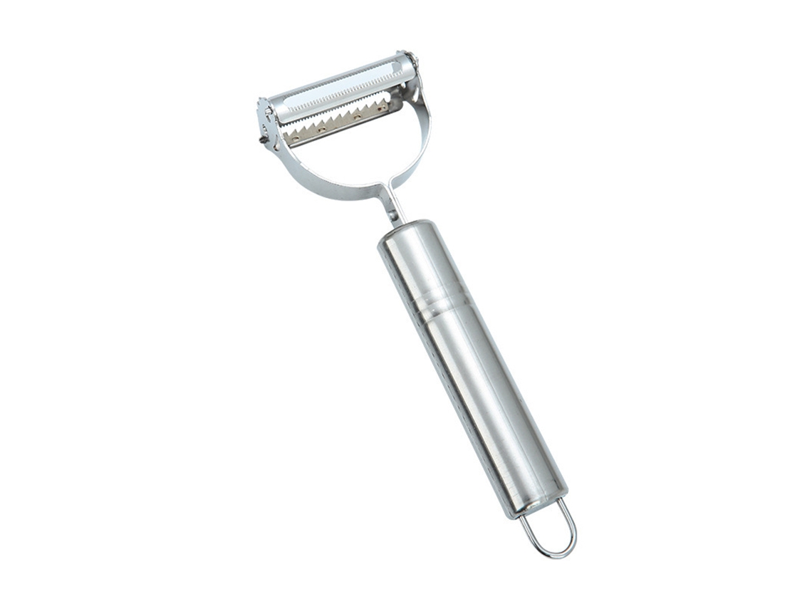 Pelador De Frutas Y Verduras Multifuncional De Acero Inoxidable, Herramienta De Cocina Para Cortar Y Triturar.