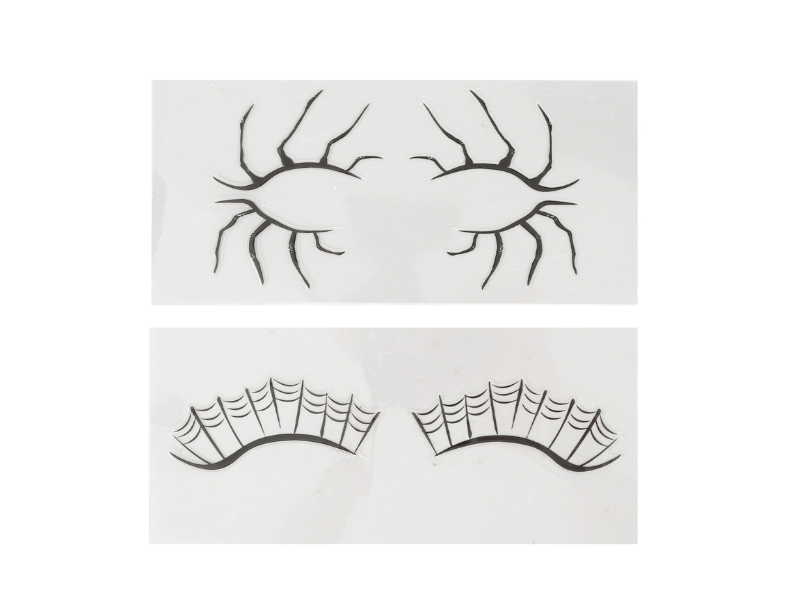 Tatuajes adhesivos para ojos (sin pegamento) para fiestas de disfraces