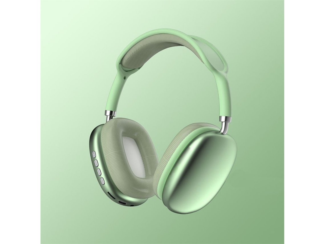 P9 Pro Max Auriculares Inalámbricos Bluetooth Con Micrófono Cancelación De Ruido Estéreo Hi-Fi Gaming Verde CHRUI