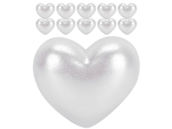 10 Piezas De Cuentas De Corazón, Perlas De Imitación, Decoración De Uñas, Accesorio Diy Xz-45