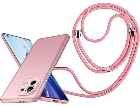 Funda Xiaomi Mi 11 Turtleshell Rígida con Collar Rosa