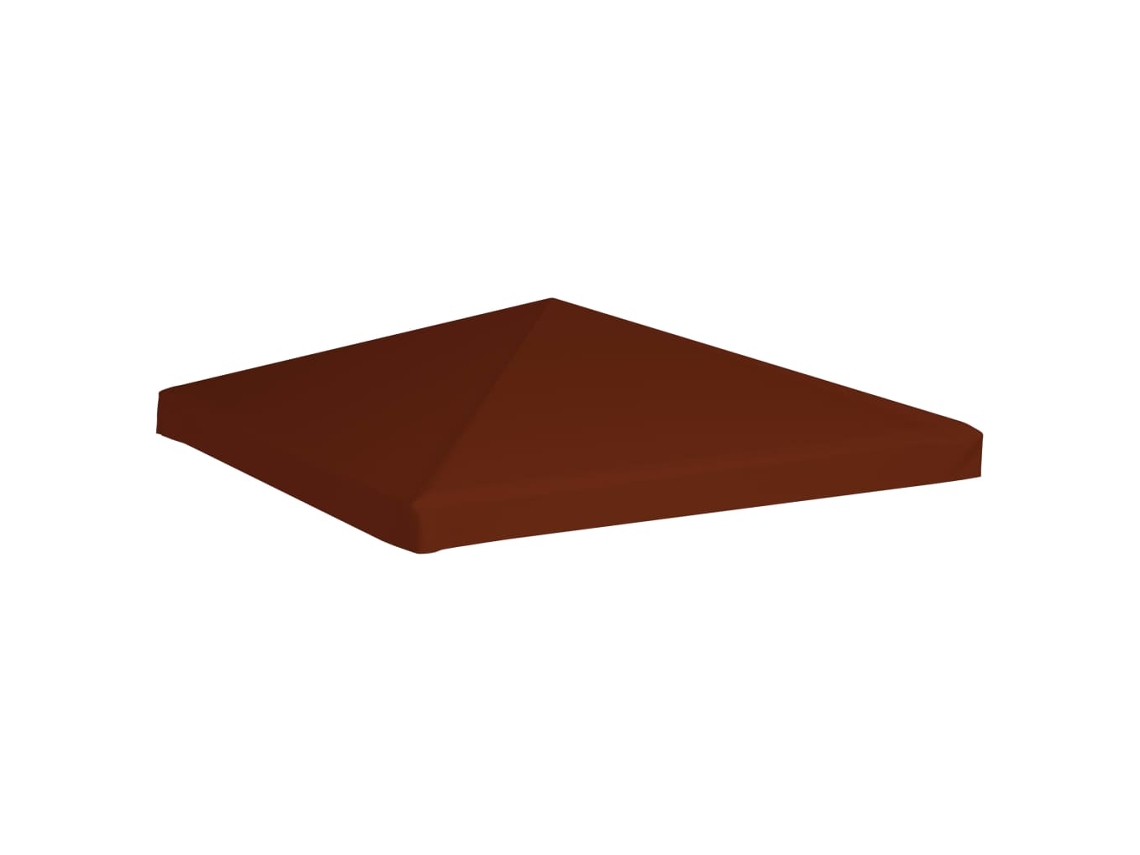 Cubierta para cenador 310 g/m² 3x3 m terracota Wsd825040 Lovely Home