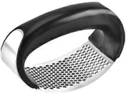 Prensa de ajos Aura, trituradora de ajos de cocina, fabricada en acero inoxidable 304 de grado alimenticio. Rosewell