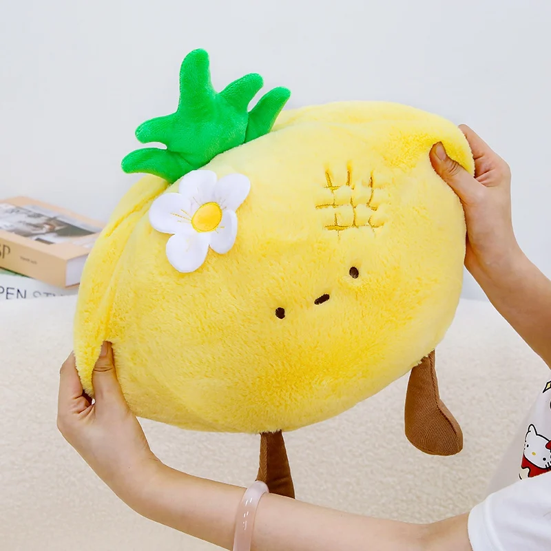 Cojín Decorativo Para Sofá De La Serie Frutas Para Adultos (piña, 30 Cm)