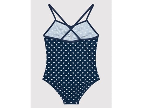 Traje UV de Niña PLAYSHOES Bañador Pieza Protección Azul (4/5 años)