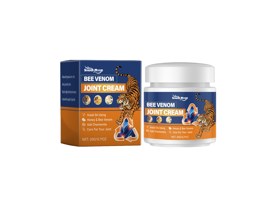 Crema para el cuidado de las articulaciones que alivia manos, pies y rodillas con veneno de abeja y manzanilla 20 g