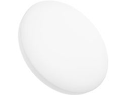 Lámpara De Techo Redonda Empotrable De Pvc Blanco, De Fácil Instalación Y Base Estable, Ideal Para Pasillos Y Salas De Estar.