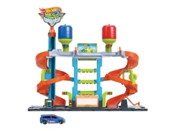 Pista HOT WHEELS Hot Wheels City Mega torre lavado de coches (Edad Mínima Recomendada: 4 años)