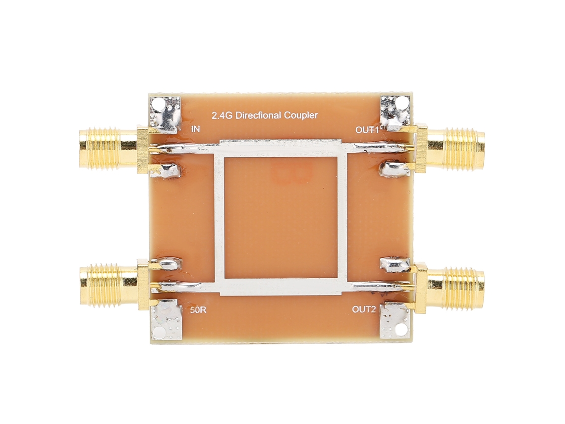 Módulo Divisor De Potencia Con Acoplador Direccional De Microcinta De 2,3-2,5 Ghz Para Circuitos De Prueba.