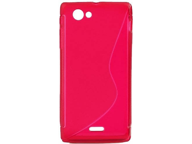 Carcasa Sony Xperia J MDA TPUSOXPERIAJROU Rojo