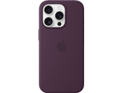 Funda APPLE Silicone Case con MagSafe para iPhone 16 Pro (Plum)