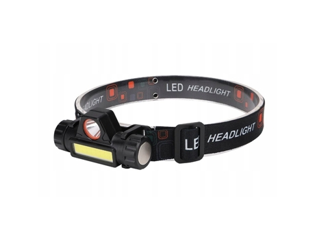 Linterna frontal multifuncional - ajustable - USB