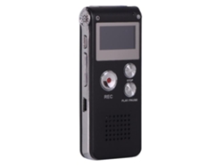 Grabadora de voz de 16 GB, grabadora de audio digital y reproductor MP3 para reuniones, entrevistas y conferencias Yizhood (negro)
