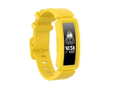 Correa De Reloj Inteligente Para Fitbit Inspire Hr/Ace 2 Correa De Silicona Para Reloj Inteligente Amarillo VENISYMLIS