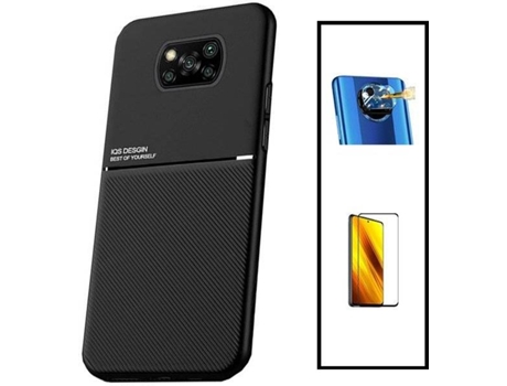 Funda y Protector Xiaomi Redmi Poco X3 Pro PHONECARE Magnetic Lux Negro