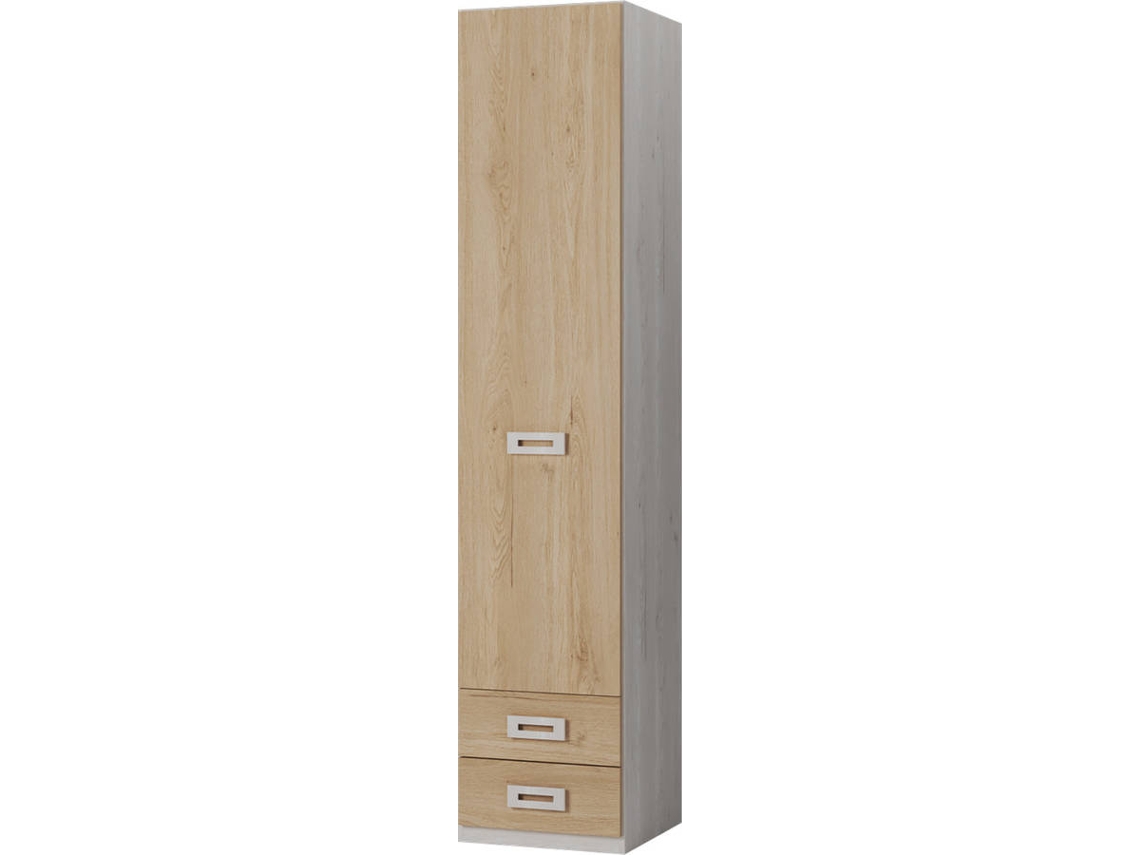 Armario MUEBLAM Artic Roble Melamina (50x232x50 cm)
