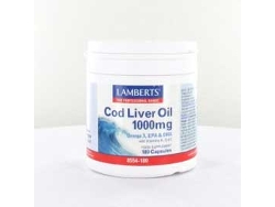 Complemento Alimentar LAMBERTS Fígado De Bacalhau (180 cápsulas)