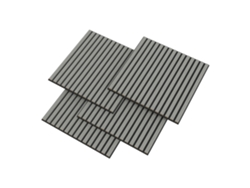 Conjunto de 4 paneles acústicos Vang 3d con láminas lineales de 1,44 m² en roble gris claro Neu.holz