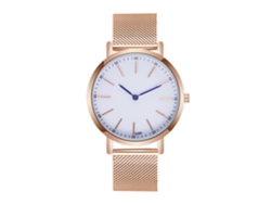 Reloj Hombre De Metal Pulsera Casual Negocios Cuarzo Regalo Cumpleaños K092 Oro Rosa