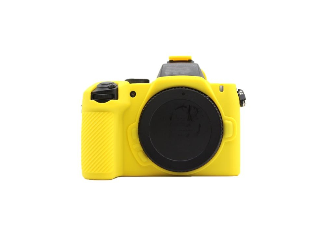 Capa Protetora De Silicone Com Superfície Lisa Para Câmera Nikon Z50ii Amarela