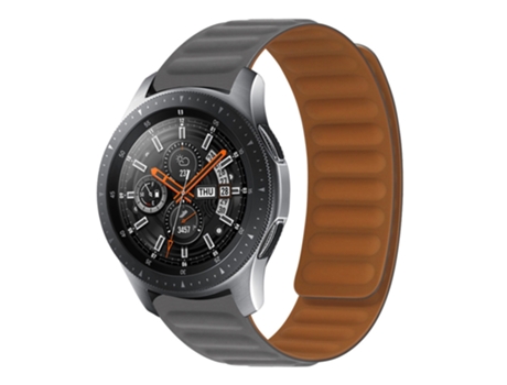 Correa de reloj inteligente magnética de silicona de 22 mm para Honor Watch GS3/Magic (gris)