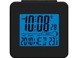 Despertador DENVER ELECTRONICS REC-34 Negro