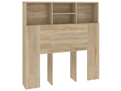 Mesilla de noche MAISON EXCLUSIVE en roble Sonoma (100x19x103,5 cm)