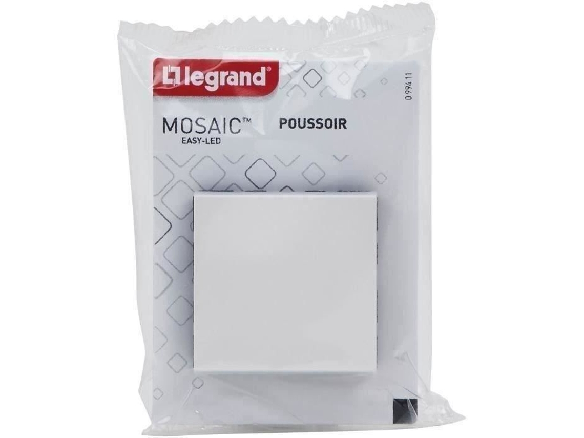 Botón Mosaico 6a 2 Módulos Modulares Blancos Legrand