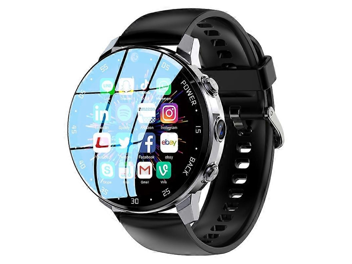 Reloj inteligente A3 con pantalla de 1,43 pulgadas, resistente al agua IP67, 4G, Android 8.1, compatible con reconocimiento facial y GPS, para bicicletas eléctricas.