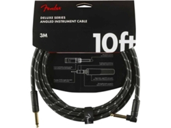 Cable para Instrumentos FENDER Deluxe Series Jack/Jack Black Tweed L (3 m)