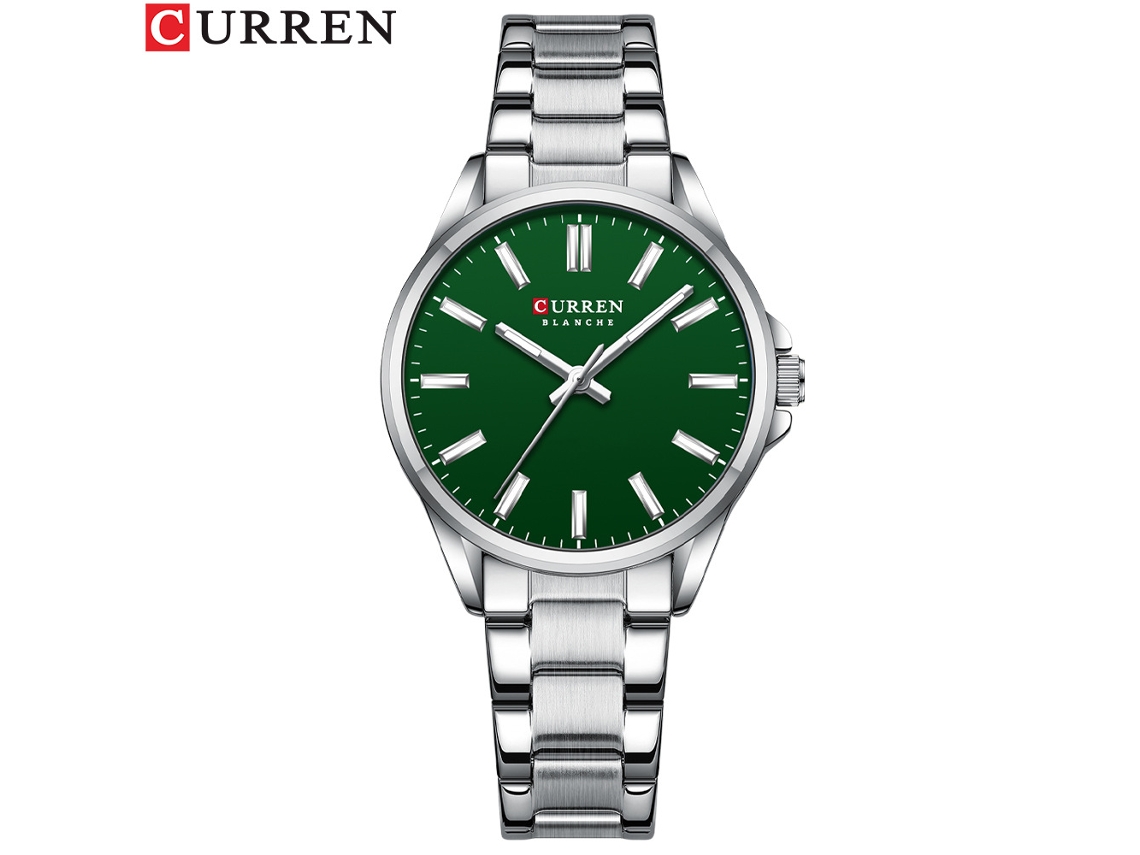 Relógio Feminino De Quartzo À Prova D'água Com Mostrador Pequeno (verde Escuro), Relógio Casual E Moderno, Relógio Para Casais.