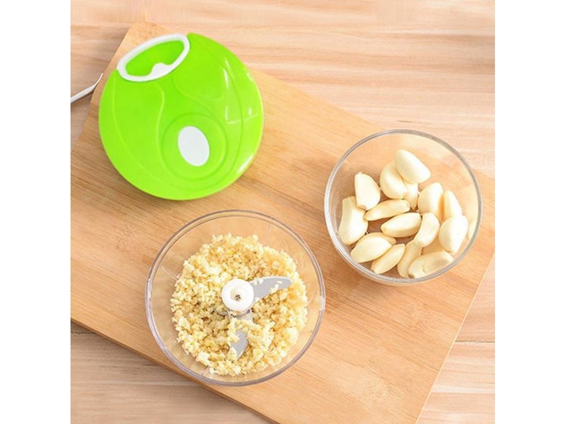 Picadora Manual De Alimentos Para Verduras, Frutas, Frutos Secos Y Cebollas. Picadora Manual, Procesador De Alimentos, Color Verde.*