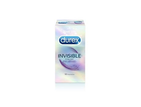 Preservativos DUREX Invisible Extra (12 un)